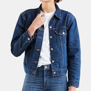 Women's Ex-Boyfriend Cotton Denim Trucker Jacket